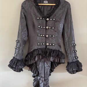 Hearts & Roses Victorian Steampunk Tailcoat